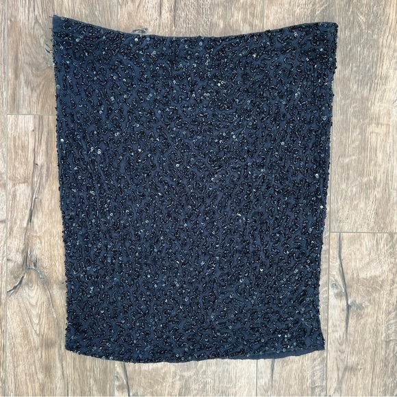 Haute Hippie Black Sequin Strapless Tube Top Size XS - Picture 5 of 10